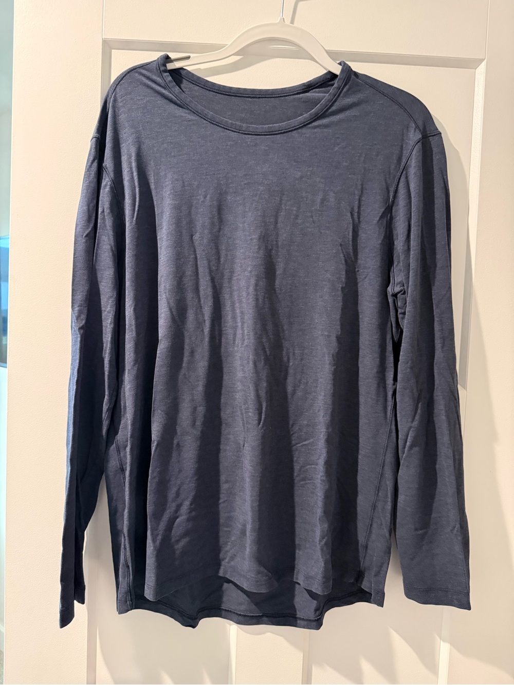 lululemon athletica Men's Long-Sleeve Crew - Navy Blue